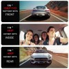 Shkalacar Dash Cam Front and Rear with 3 Cameras 170°+120°+110°