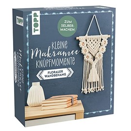 Small Knotting Moments: Macrame Latch Kit - Floral Wall Hanging