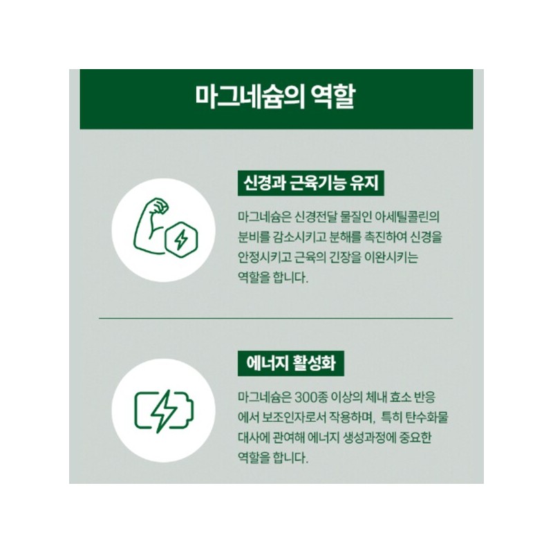 고함량 산화 마그네슘정 액티브 마그네슘 비타민B군 3종 약3개월분 High-Content Magnesium