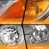 WEELMOTO for 2006-2011 Honda Civic 4-Door Headlights Replacement for Headlight