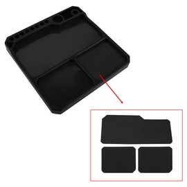 ZIJOT Silicone Tool Tray, Parts Tray Organizer with Tool Stand
