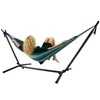 YKTEEDENS Hammock with Stand for Outside, 450lb Steel Frame, Blue