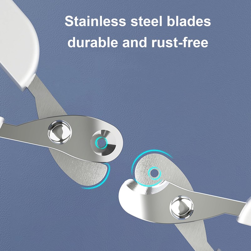 ZEWZE Cat Nail Clippers, Safety Stainless Steel Cat Nail Trimmer,