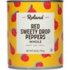 Roland Foods Red Sweety Drop Peppers, Specialty Imported Food, 28 Ounce Can, Pack of 1