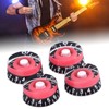 4Pcs Electric Guitar Knob Set Acrylic Volume Tone Control Guitar
