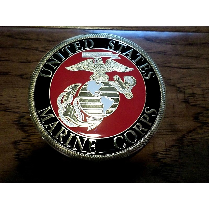 U.S MARINE CORPS EGA USMC AUTOMOBILE GRILL EMBLEM AUTO HOME