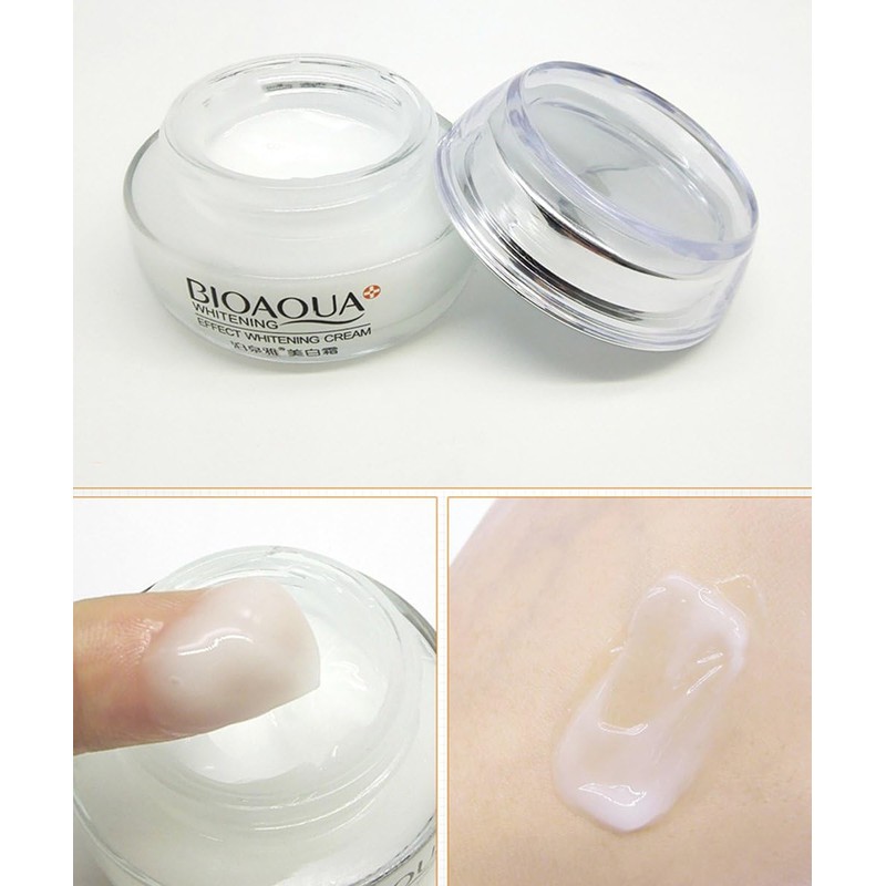 BIOAQUA Effect Whitening Cream Delicate Smooth Silky Texture Elastic Skin