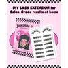 Cat Eye Cluster Lashes,10-15mm DIY Eyelash Extensions,Natural Cluster Eyelashes for