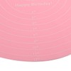 Baking Mat Round Silicone Pastry Mat, Nonslip Sheet Mat with
