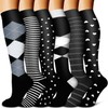 BLUEENJOY Copper Compression Socks for Women & Men (6 pairs)