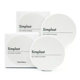 Tonymoly 토니모리 심플라스트 기름종이 파우더 10gx2개 Tony Moly Simple Last Oil Paper Powder 10g x 2 pcs