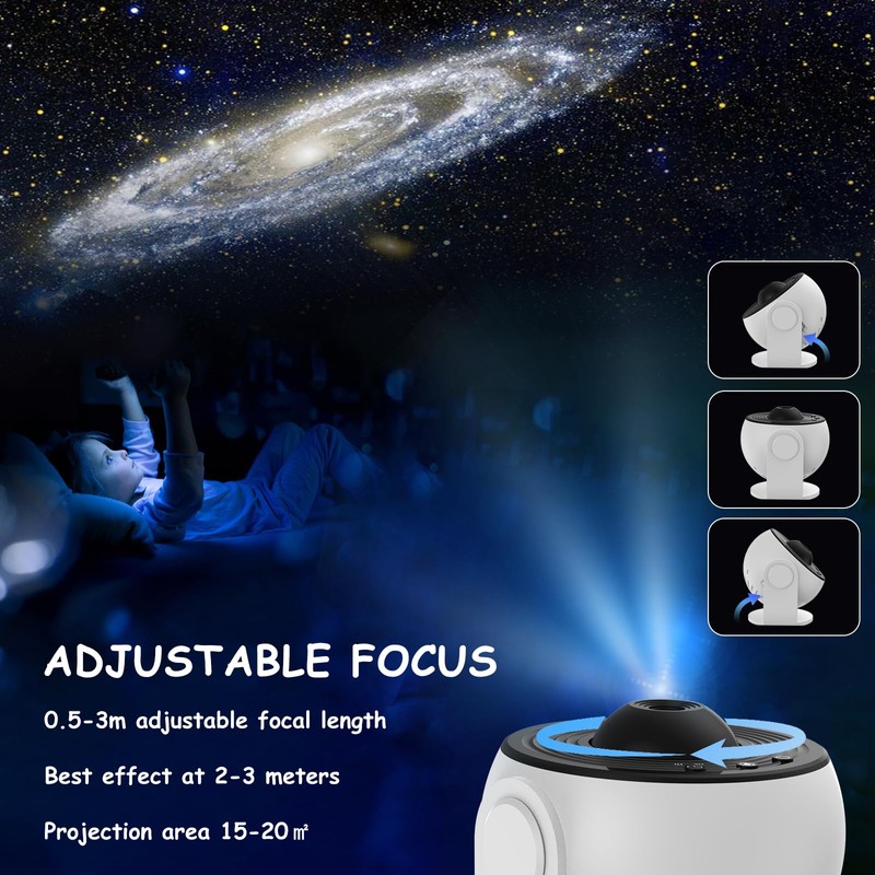 Galaxy Projector Night Light, 13 in 1 Planetarium Star Projector