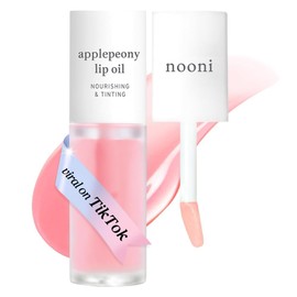 NOONI - Aceite de labios coreano - Applepeony | Tinte de labios, duradero, hidratante, voluminizador, revitalizante