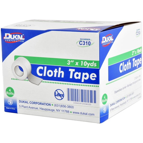 Dukal Cloth Surgical Tape 3"x10 yds/box 4
