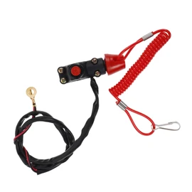 BUGUUYO 1 Set Wire Safety Switch Emergency Kill Switch for Boat Motors Motorcycles Durable Easy to Install Compatible with Engines Enhanced Performance Stability