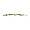 AK Loose Ring Lozenge with Angled Shape in German Silver