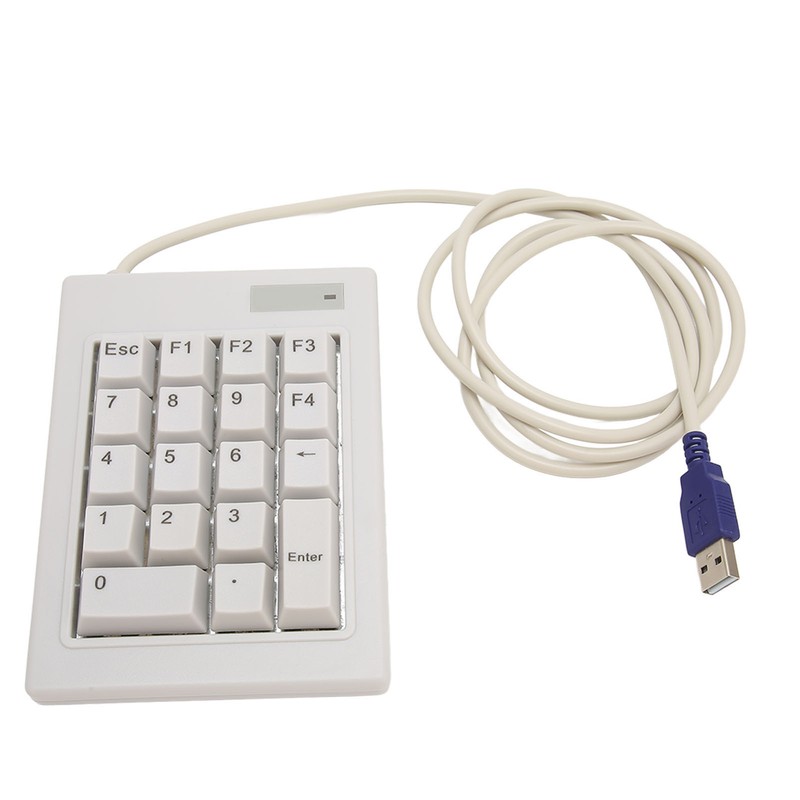 Mechanical Numpad Wired 18 Keys Linear Action Switch ABS Plug
