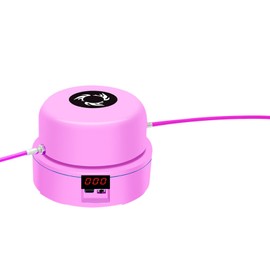 Jump Rope Machine Adjustable 1‑10 Speed Level Wireless Remote Control Motorized Skipping Rope Fitness Workout Equipment for Multi Person Pink Free Size