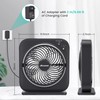 AMACOOL Table Fan, 12 inch Box Fan with 3 Adjustable