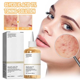 Glycolic Acid Toner, Glycolic Acid 7% Toning Solution, Glycolic Acid 7% Toning Resurfacing Solution, Glycolic Acid Peeling 7% Ige Solution, Toner Suitable for Combination and Oily Skin, Pore Treatment
