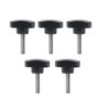 Plastic Star Shape Triangle Head Screw Bolt Clamping Knob Handle,