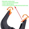 CESFONJER 9 Pcs Plastic Spring Clamp Set, Resin Spring Clamps