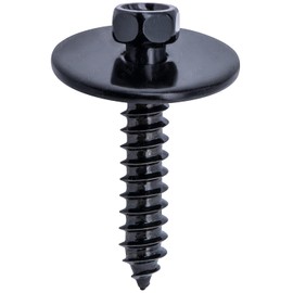 Rexka 40pcs M4.2-1.41x22mm Fender Liner Bumper Cover Tapping Screw Bolt W710763-S901 for Ford Lincoln Edge Expedition Explorer F-150 Fiesta Flex Taurus Mark LT MKT MKX Navigator N801169-S900