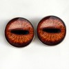 10mm - 30mm Amber Steer Inspired Button Eyes Sew On