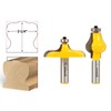 YONICO Router Bits Handrail Set Traditional 1/2-Inch Shank 18232