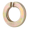 9/16" (50 Pack) Grade 8 Lock Washer, Split, Thru-Hardened, Yellow