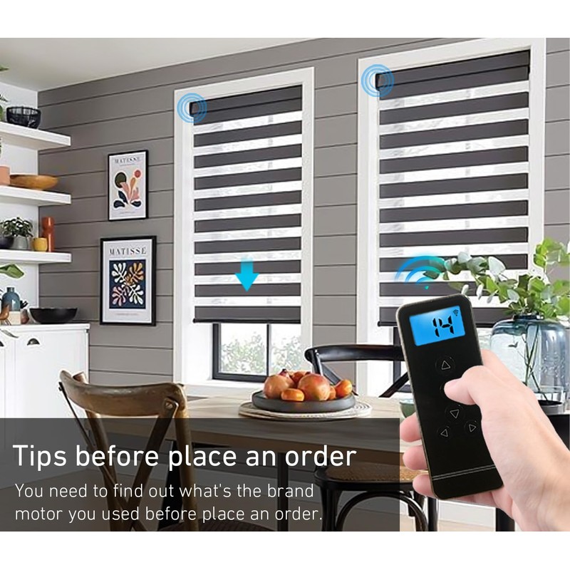 Replacement Remote Control for Motorized Blinds, Shades and Curtains -