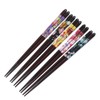 Holz Essstäbchen Set 5 Paare Floral rutschfeste japanische Essstäbchen
