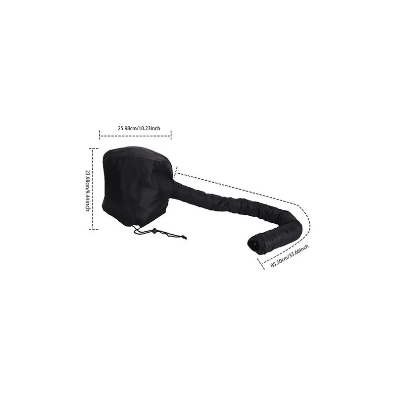 Calentadores Negros Para Cabello Con Gorra Térmica