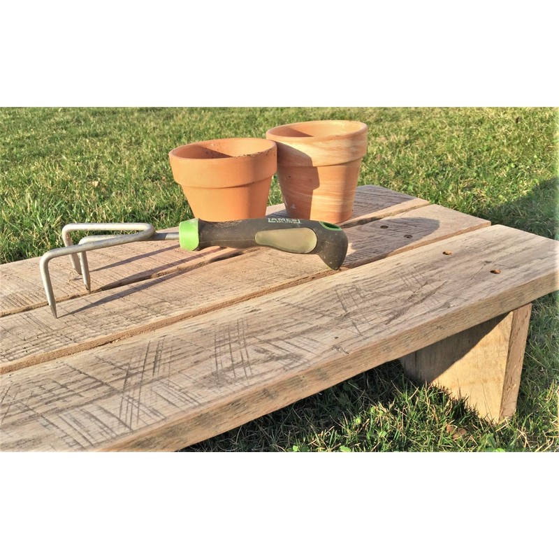 Classic Amish Reclaimed Wood Deck/Spa Step, Patio Door Platform, Indoor/Outdoor