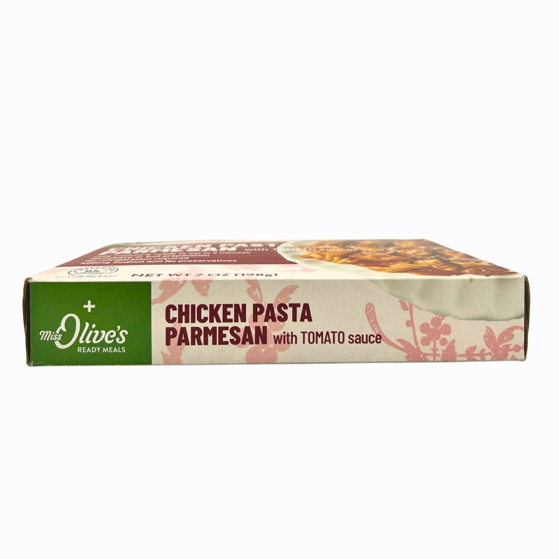 Miss Olives Chicken Pasta Parmesan with Tomato Sauce (Pack of
