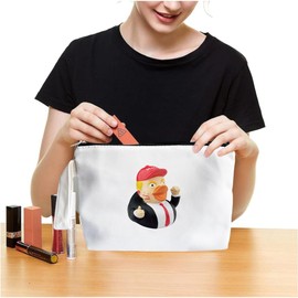 ARPTCN Funny duck Trump Makeup Bag - trump merchandise,trump gifts,Trump Themed Gifts for Girls Mom Women,duck gifts for duck lovers