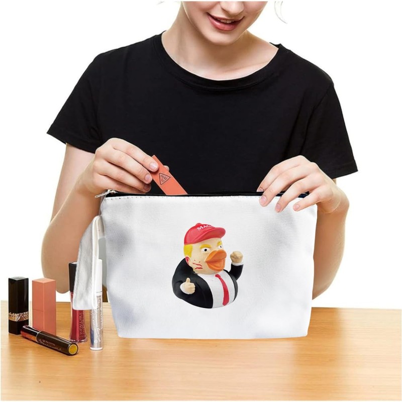 ARPTCN Funny duck Trump Makeup Bag - trump merchandise,trump gifts,Trump