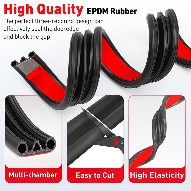 Tonneau Cover Seal Adhesive Tailgate Seal, Truck Topper Seal Rubber