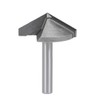 sourcing map 120 Degree V Groove Cutter 32mm Diameter with