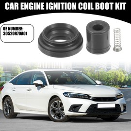 Partuto Ignition Coil Boot Kit No. 30520R70A01 - Car Interior - for Honda Pilot 2003-2014 Rubber Black - 1 Set