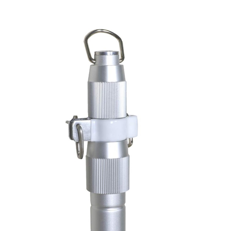 Aluminum Pole for Extendable Flags, 6.6 ft (2