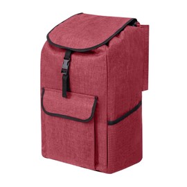 Bolsa de repuesto para carrito de comestibles/carrito de compras, bolsas impermeables para carrito de aleación de aluminio, 39L (rojo)