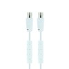Schwaiger KVKF50 532 Antenna Cable 90dB Ferrite 5 m White