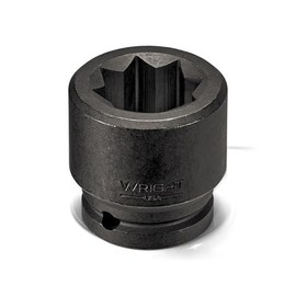 Wright Tool 6868 8 Point Double Square Impact Railroad Sockets (4 Units)