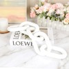 HMASYO White Wood Chain Link Decor, 5-Link Wooden Decorative Chain