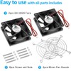 GDSTIME 2-Pack 80mm x 80mm x 25mm 24V Brushless DC