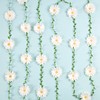 3D Daisy Flower Garland (2PCS) Flower Banner Wildflower Party Decorations
