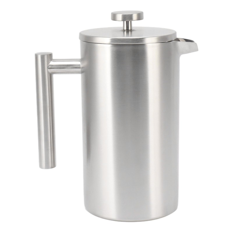 French Press Coffee Maker Dishwasher Safe Double Wall Insulated Rust