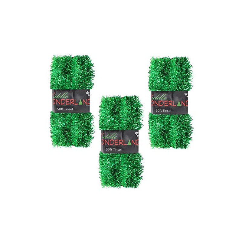 Widdle Wonderland Christmas Tree Tinsel 3 packs of 50ft x