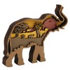 Elephant Statue Boxwood Mechanical Engraving Safe Durable Exquisite Details Elephant